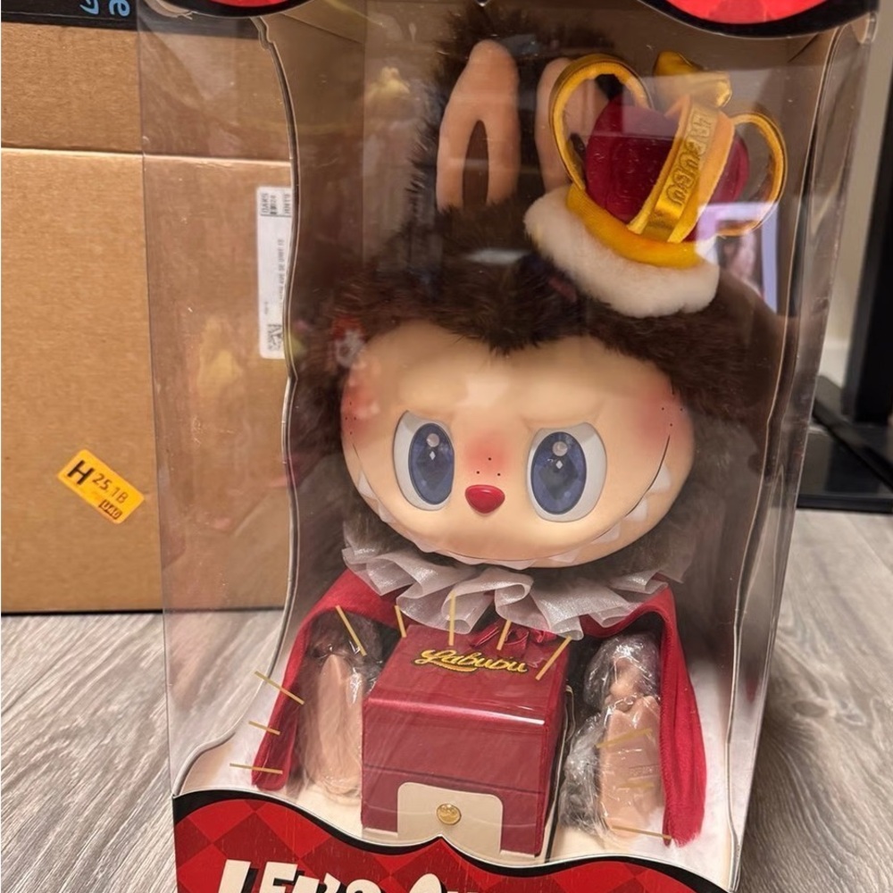 Labubu Checkmate King Plush Doll